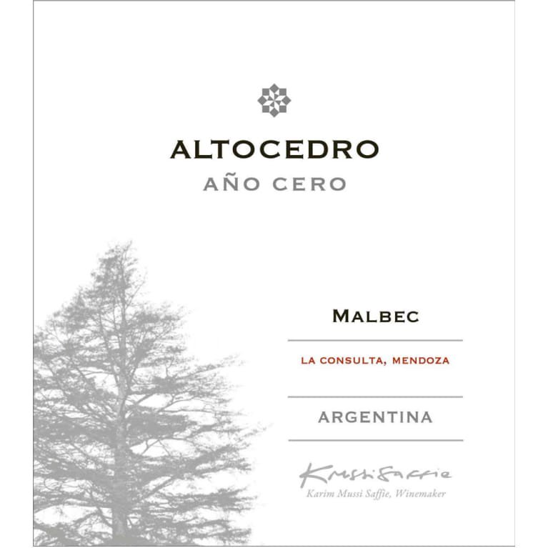 Bottle of Altocedro Ano Cero Malbec la Consulta Mendoza 2024
