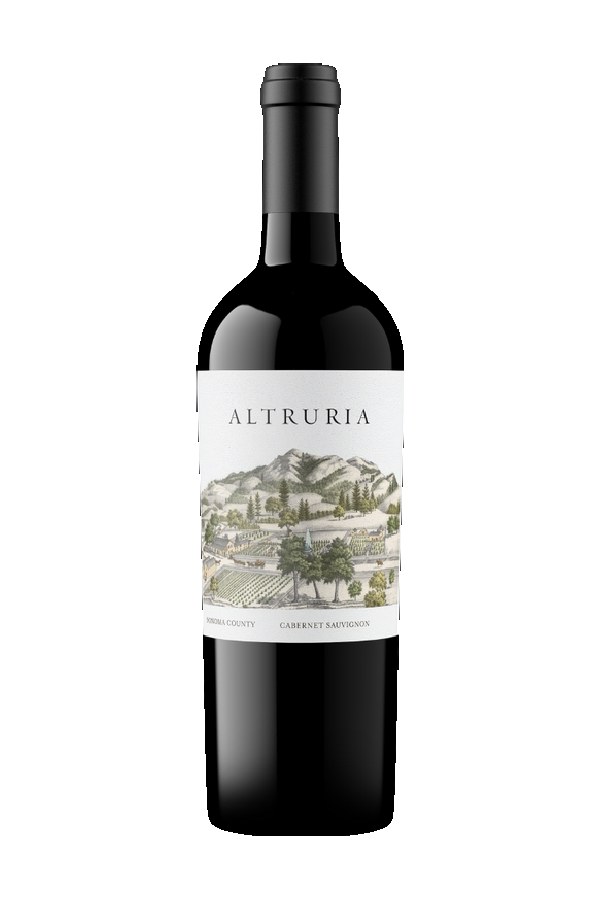 Bottle of Altruria Cabernet Sauvignon Sonoma County 2023