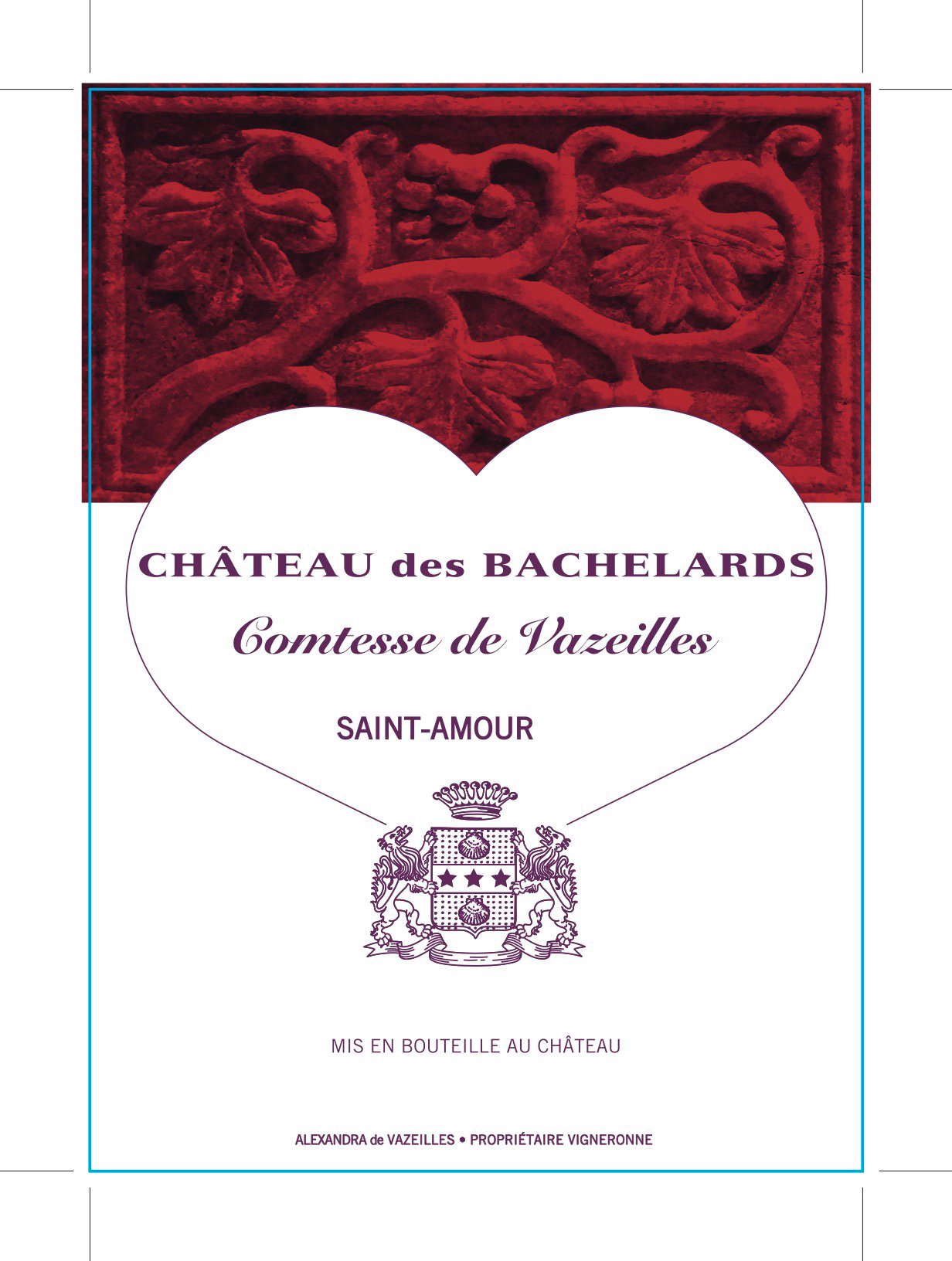 Bottle of Bachelards Château des Bachelards Saint Amour 2016
