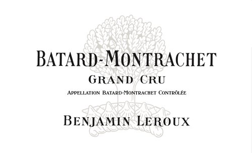 Bottle of Benjamin Leroux Batard Montrachet Grand Cru 2016