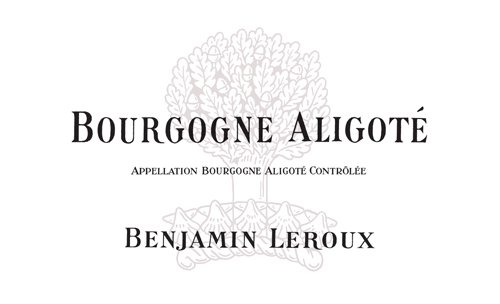 Bottle of Benjamin Leroux Bourgogne Aligote 2021