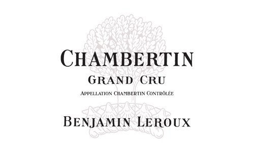 Bottle of Benjamin Leroux Chambertin Grand Cru 2023