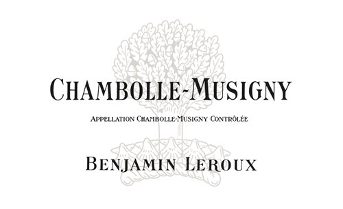 Bottle of Benjamin Leroux Chambolle Musigny 2017