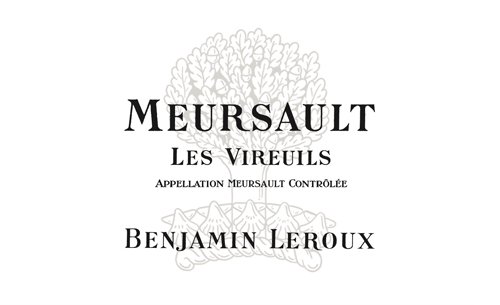 Bottle of Benjamin Leroux Meursault Vireuils 2021
