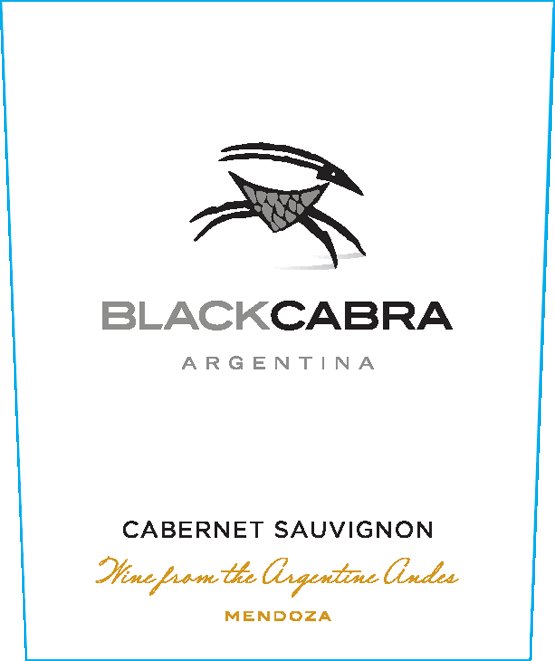 Bottle of Black Cabra Cabernet Sauvignon 2024