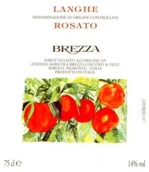 Bottle of Brezza Giacomo Brezza Rosato Langhe DOC 2021