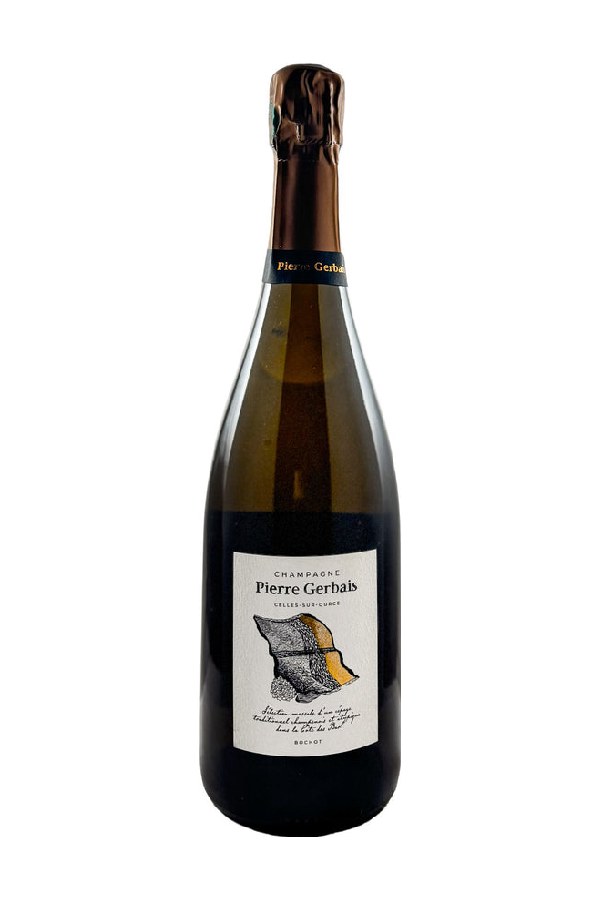 Bottle of BW21 Champagne Pierre Gerbais Champagne Bochot Pinot Meunier
