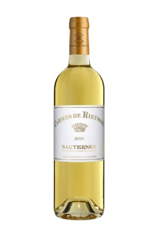 Bottle of Carmes de Rieussec Sauternes 2019