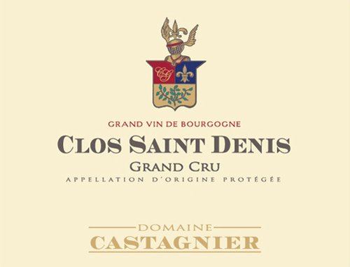 Bottle of Castagnier Domaine Jerome Castagnier Clos Saint Denis Grand Cru 2019