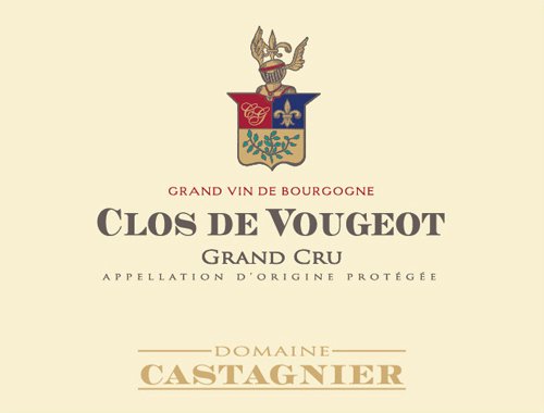 Bottle of Castagnier Domaine Jerome Castagnier Clos Vougeot Grand Cru 2018