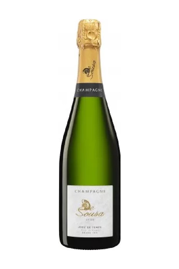 Bottle of Champagne de Sousa Avec le Temps Blanc de Blancs Extra Brut Grand Cru