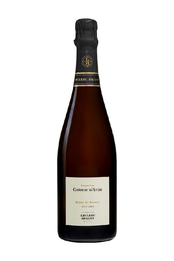 Bottle of Champagne Leclerc Briant Chateau D'avize Grand Cru Blanc de Blancs Brut Zero 2014