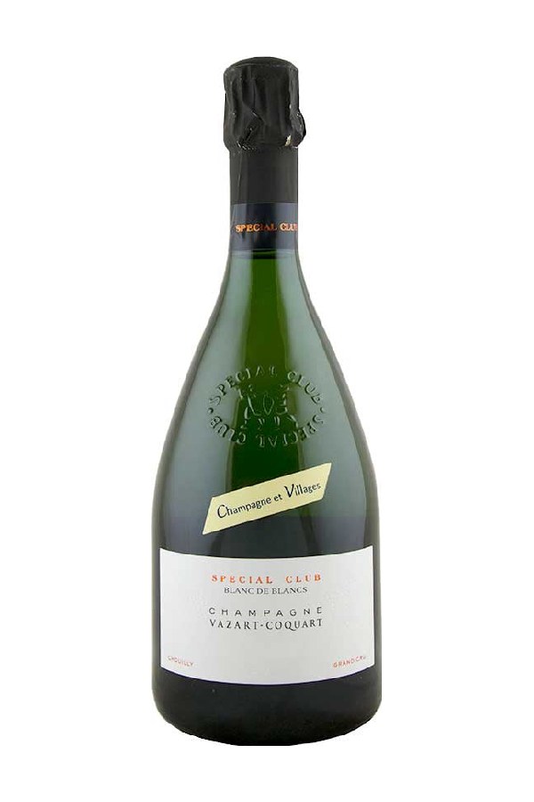 Bottle of Champagne Vazart-Coquart Special Club Extra Grand Cru Blanc de Blancs 2015