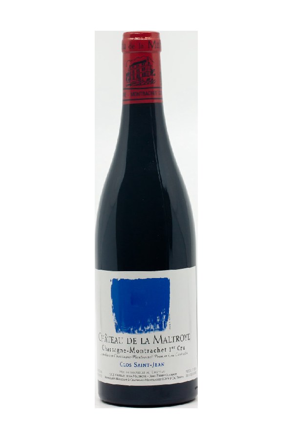 Bottle of Château de la Maltroye Chassagne Montrachet Rouge 1er Cru Clos Saint Jean 2020