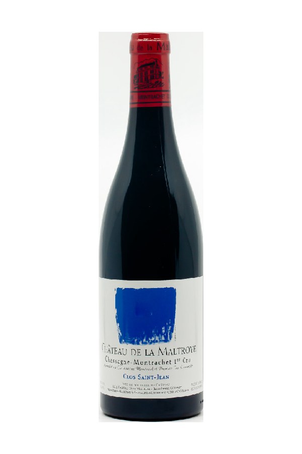 Bottle of Château de la Maltroye Chassagne Montrachet Rouge 1er Cru Clos Saint Jean 2021