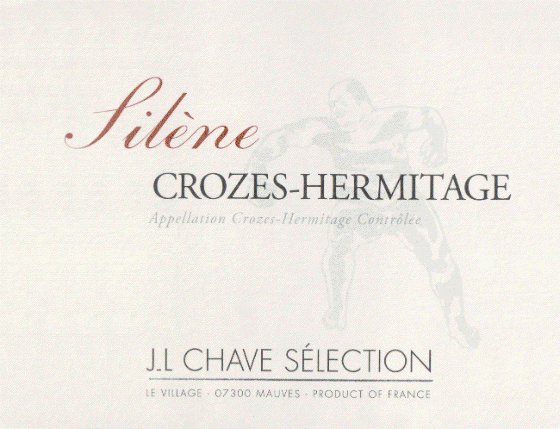 Bottle of Chave Jl Chave Selection Crozes Hermitage Rouge Silene 2018