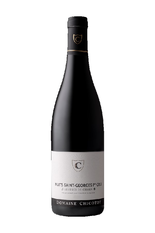 Bottle of Chicotot Domaine Georges Chicotot Nuits Saint Georges 1er Cru Rue de Chaux 2019