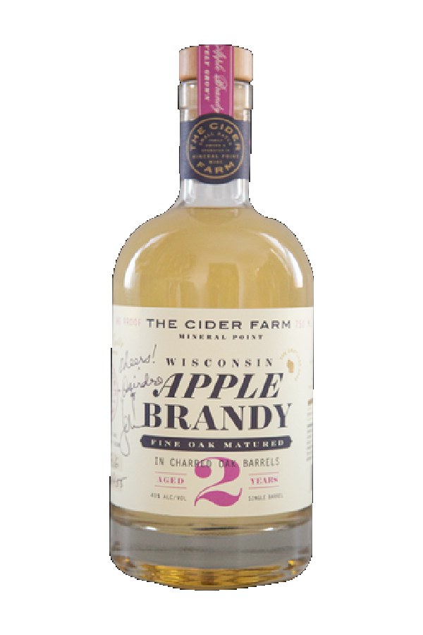 Bottle of Cider Farm The Cider Farm Wisconsin Apple Brandy Aged Five Year