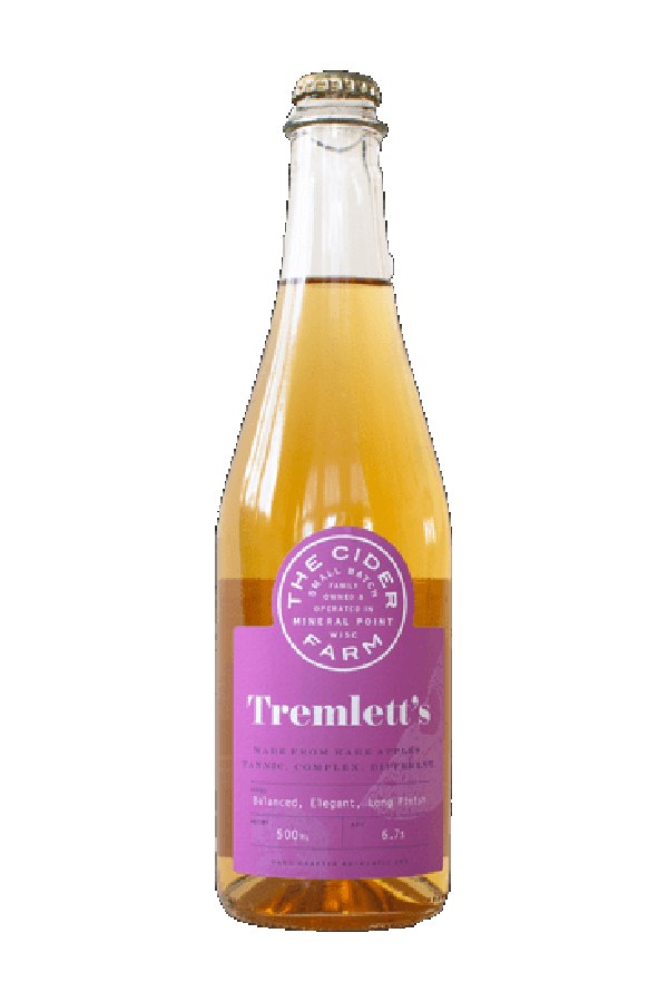 Bottle of Cider Farm Tremlett's Cider