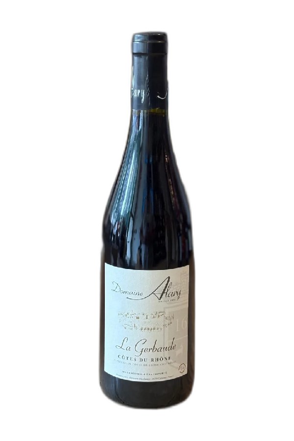 Bottle of Domaine Alary Cotes du Rhone la Gerbaude 2022