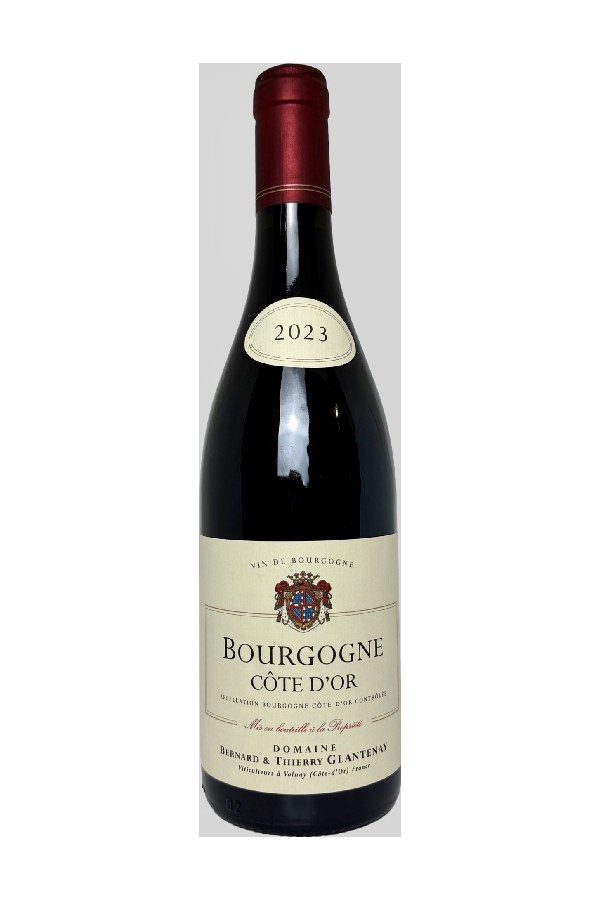 Bottle of Domaine B & T Glantenay Bourgogne Cote D'or Pinot Noir 2023