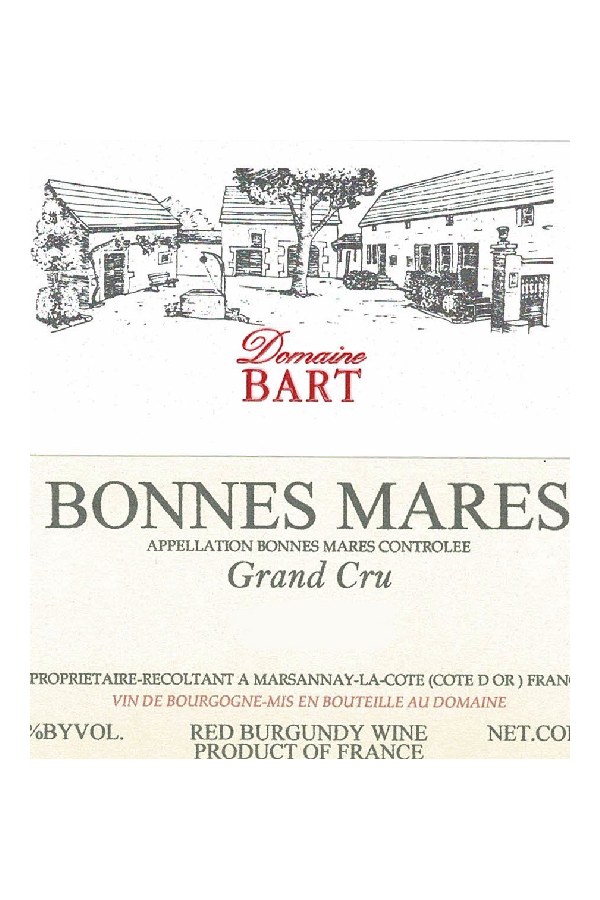 Bottle of Domaine Bart Bonnes Mares Grand Cru 2020