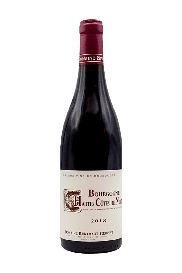Bottle of Domaine Berthaut-Gerbet Domaine Berthaut-Gerbet Bourgogne Hautes Cotes de Nuits Rouge 2018