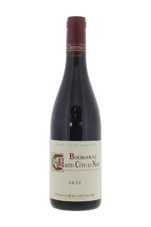 Bottle of Domaine Berthaut-Gerbet Domaine Berthaut-Gerbet Bourgogne Hautes Cotes de Nuits Rouge 2022