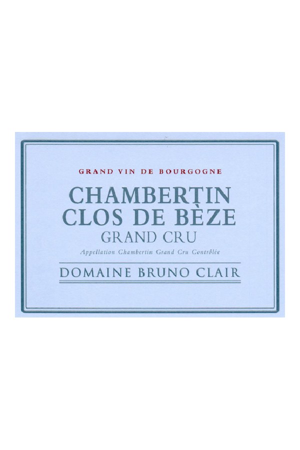 Bottle of Bruno Clair Domaine Bruno Clair Chambertin Clos de Beze Grand Cru 2023