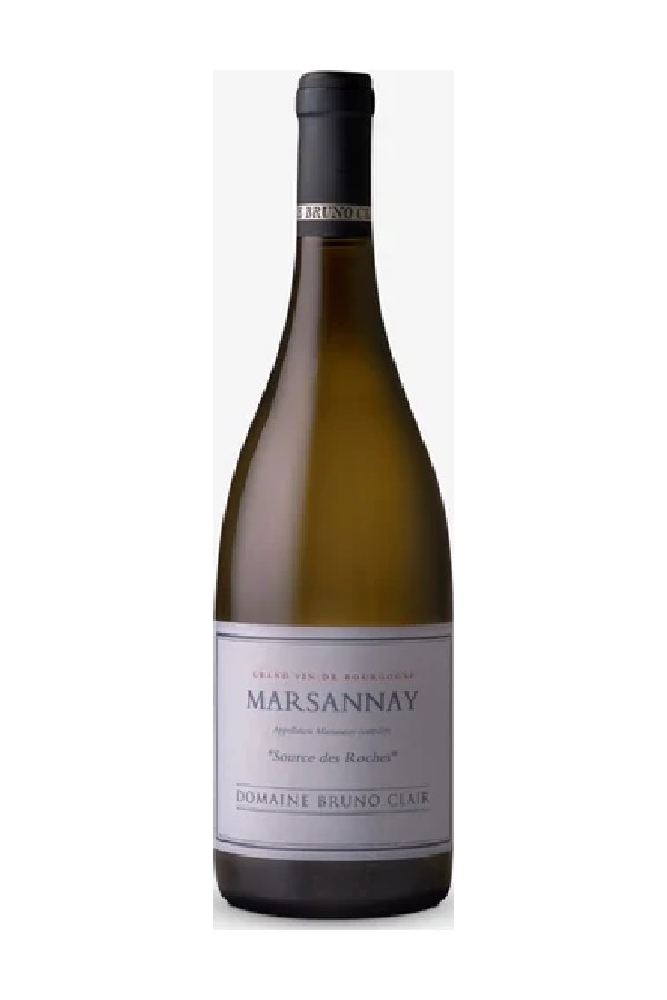 Bottle of Bruno Clair Domaine Bruno Clair Marsannay Blanc Sources des Roches 2022