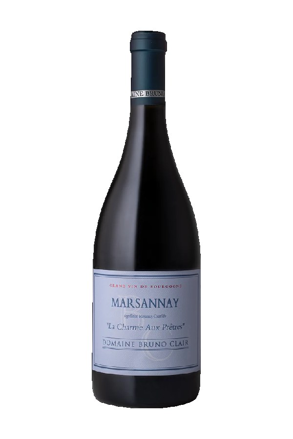 Bottle of Bruno Clair Domaine Bruno Clair Marsannay Rouge les Charmes aux Pretres 2023