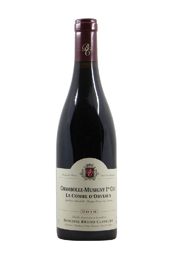 Bottle of Domaine Bruno Clavelier Chambolle Musigny 1er Cru la Combe D'orveaux 2020