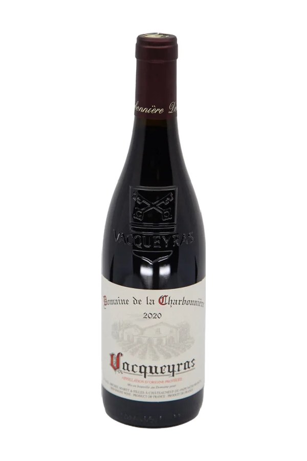 Bottle of Domaine de la Charbonnière Domaine de la Charbonniere Vacqueyras 2020