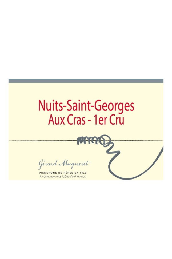 Bottle of Gerard Mugneret Domaine Gerard Mugneret Nuits Saint Georges 1ER Cru aux Cras 2023