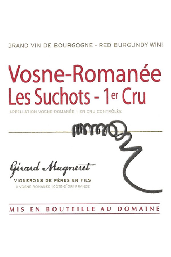Bottle of Gerard Mugneret Domaine Gerard Mugneret Vosne Romanee 1ER Cru les Suchots 2023