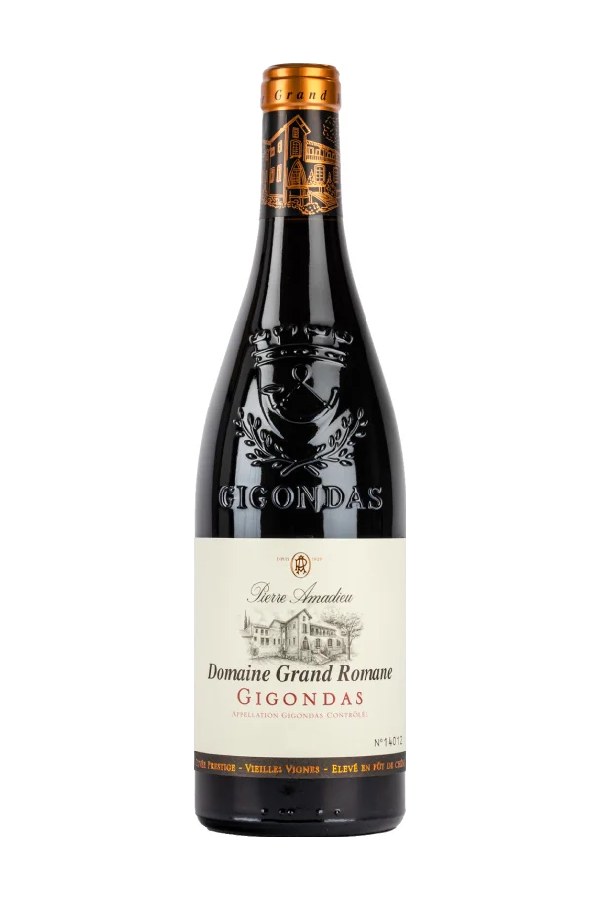 Bottle of Domaine Grand Romane Gigondas Rouge Cuvee Prestige 2022