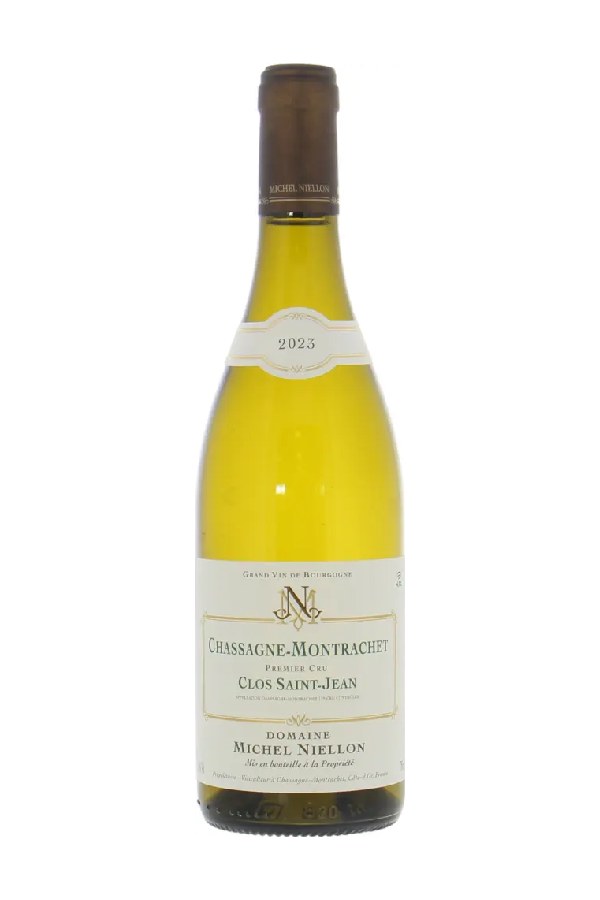Bottle of Domaine Michel Niellon Chassagne Montrachet 1er Cru Clos Saint Jean Blanc 2023