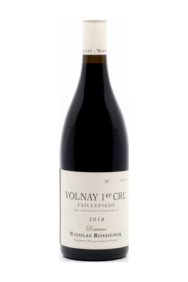 Bottle of Domaine Nicolas Rossignol Volnay 1er Cru les Taillepieds 2018