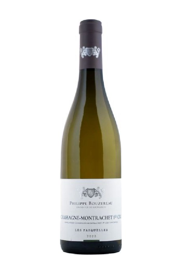 Bottle of Domaine Philippe Bouzereau Chassagne Montrachet 1er Cru les Pasquelles 2022