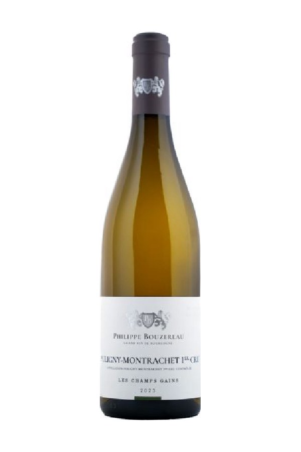 Bottle of Domaine Philippe Bouzereau Puligny Montrachet 1er Cru les Champs Gains 2023