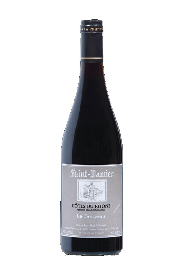 Bottle of Domaine Saint Damien Cotes du Rhone la Bouveau 2020