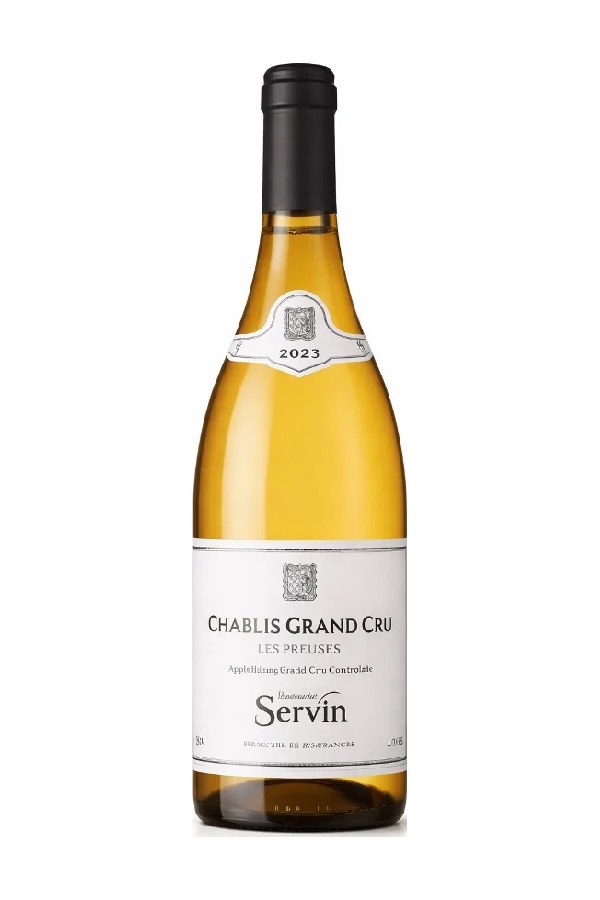 Bottle of Domaine Servin Chablis Grand Cru les Preuse 2023