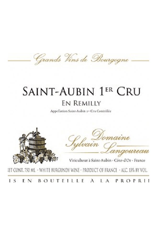 Bottle of Sylvain Langoureau Domaine Sylvain Langoureau Saint Aubin 1er Cru en Remilly 2024