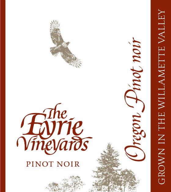 Bottle of Eyrie The Eyrie Vineyards Pinot Noir Daphne 2021