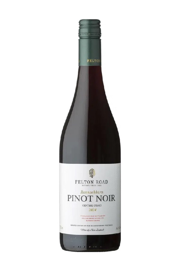 Bottle of Felton Road Pinot Noir Bannockburn Central Otago 2024