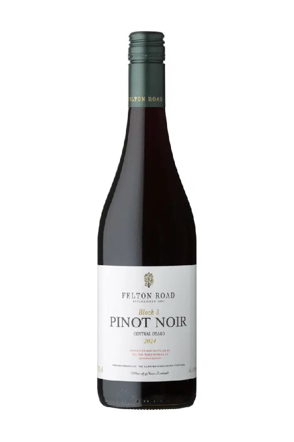 Bottle of Felton Road Pinot Noir Block 3 Central Otago 2022