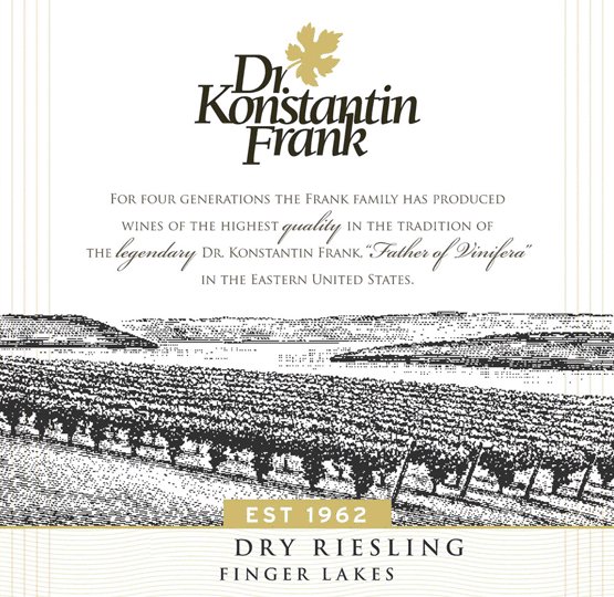 Bottle of Frank Dr Konstantin Frank Dry Riesling 2024