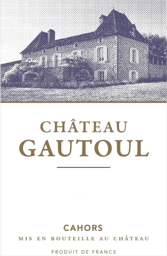 Bottle of Gautoul Château Gautoul Cahors 2012