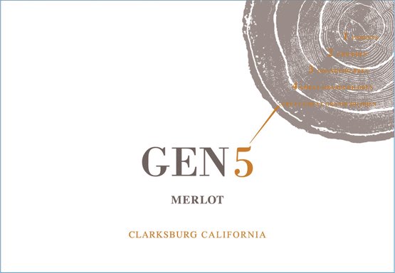 Bottle of GEN5 Merlot 2024
