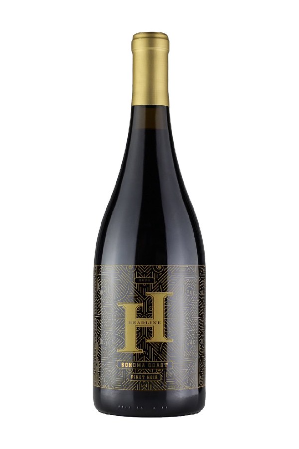 Bottle of Headline Pinot Noir Sonoma Coast 2021